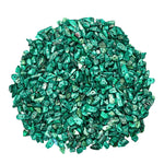 Malachite Chips - Pre Drilled