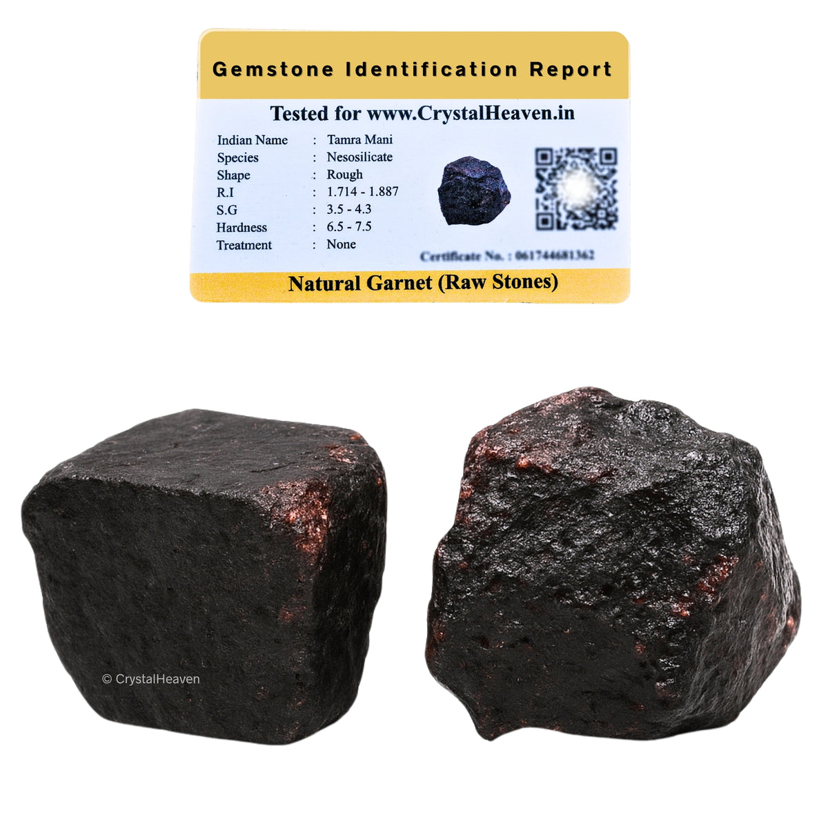 Raw Garnet Crystal (1 Piece)
