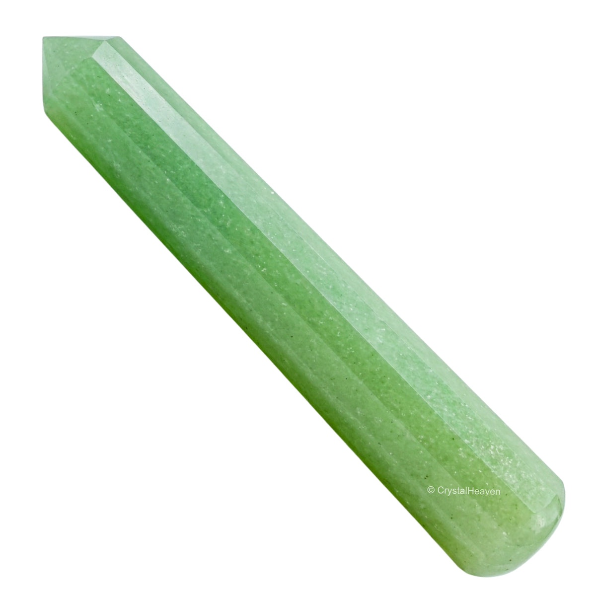 Light Green Aventurine Wand (Faceted)