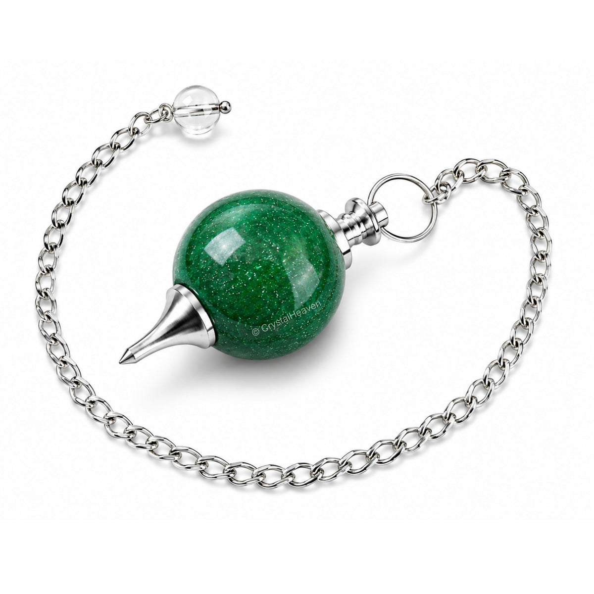 Green Aventurine Ball Pendulum