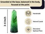 Green Fluorite Tower (3" to 4" inch) 