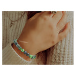 Ruby Zoisite Bracelet (Elastic)