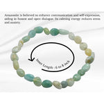 Amazonite Tumbled Bracelet (Elastic)