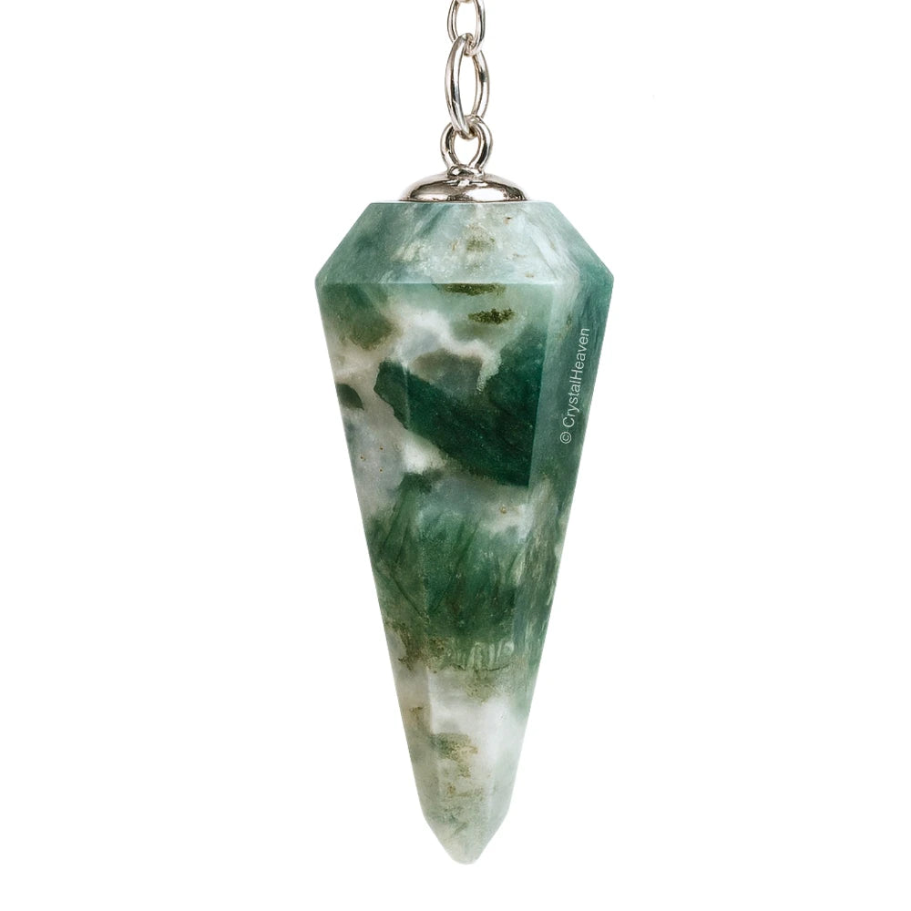 Moss Agate Pendulum