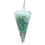 Amazonite Crystal Orgone Pendulum