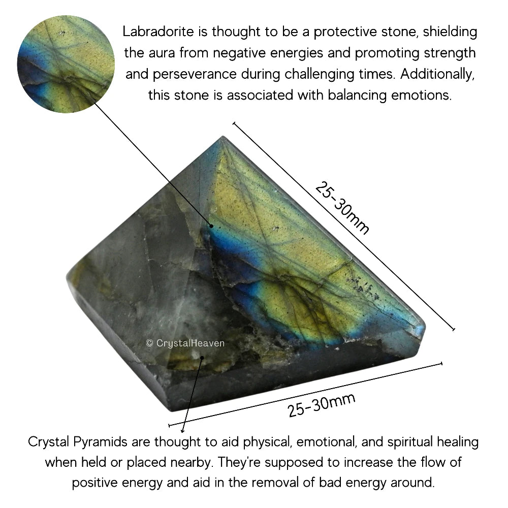 Labradorite Pyramid (1 Inch)
