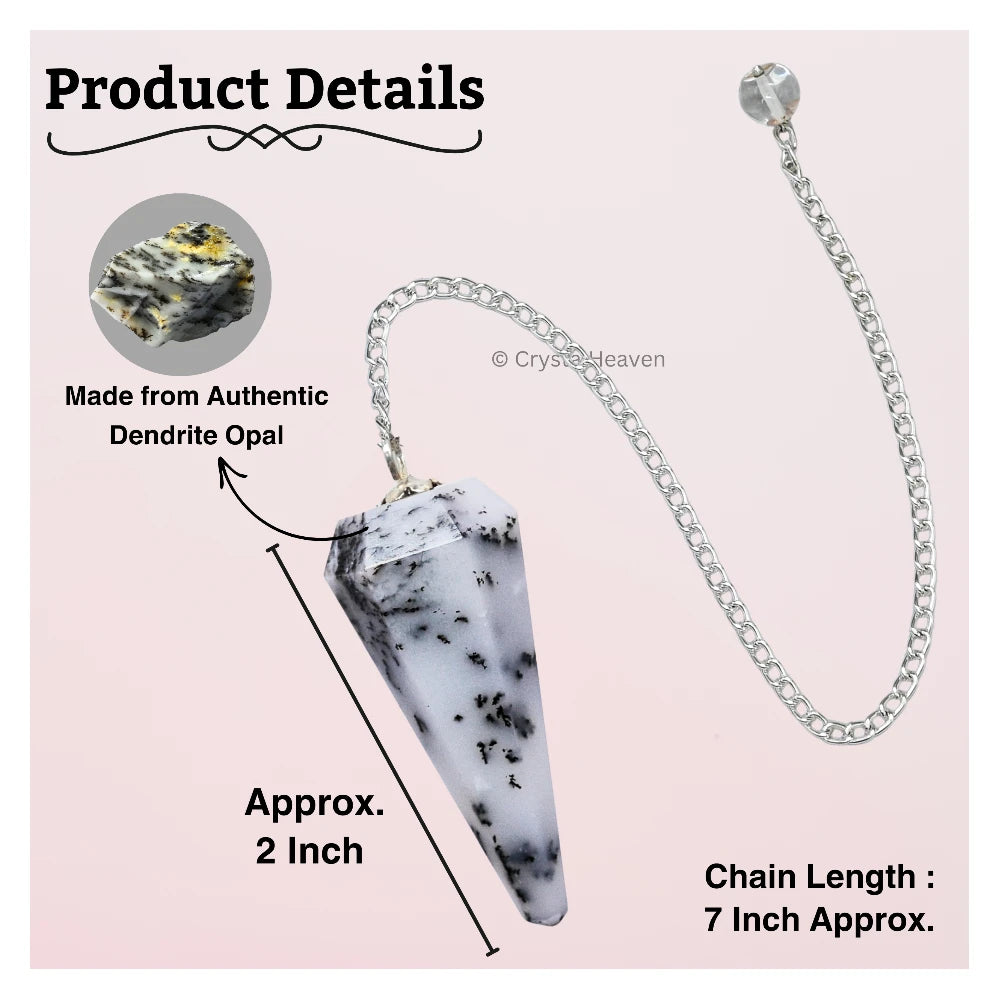 Dendrite Opal Pendulum