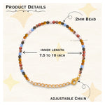 Mix Disco Bracelets - 2mm Faceted Beads (Gold)