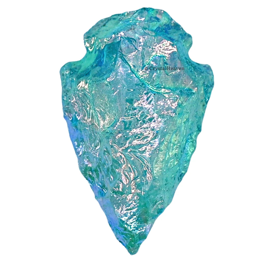 Aqua Aura Quartz Arrowhead - 1" to 1.5"
