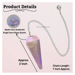 Angel Aura Rose Quartz Pendulum