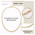 Amethyst Crystal Bead Necklace (Gold)