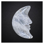 Clear Quartz Crescent Moon