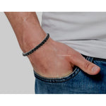Karungali Malai Bracelet (Adjustable - 6 mm beads)