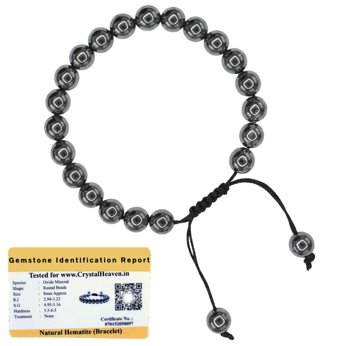 Hematite Bracelet (Adjustable)