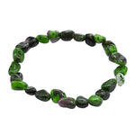Ruby Zoisite Tumbled Bracelet (Elastic)
