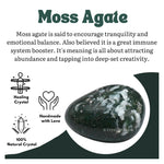 Tumbled Moss Agate Stones (30 Gram)