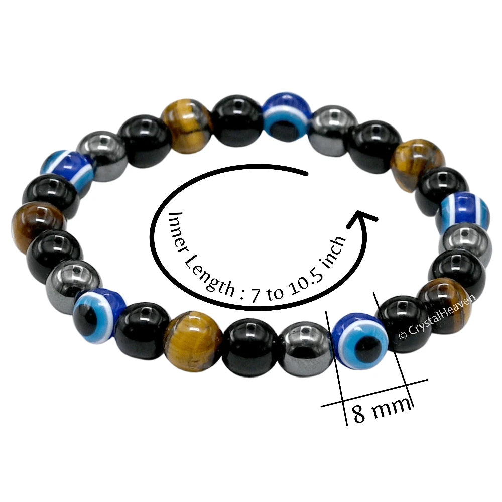 Evil Eye Total Protection Bracelet (Stretchable)