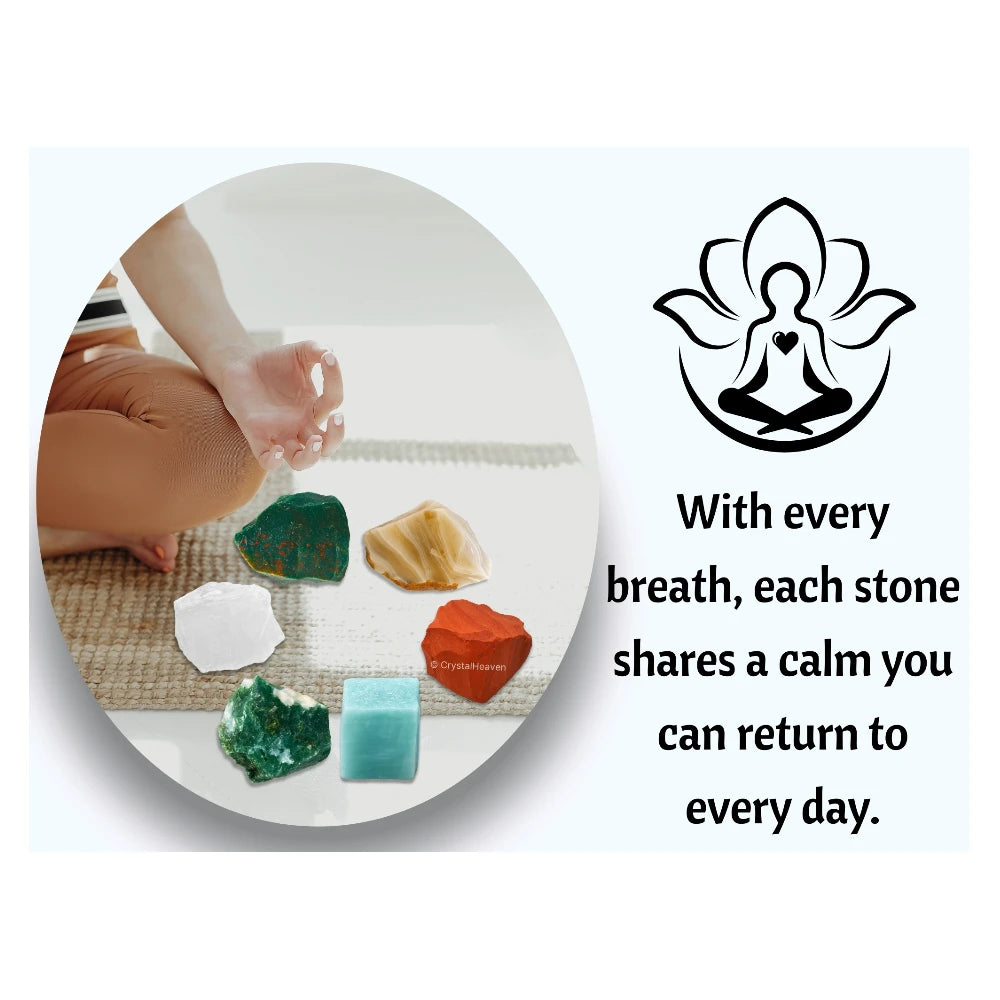 Pain Relief Raw Crystals Set