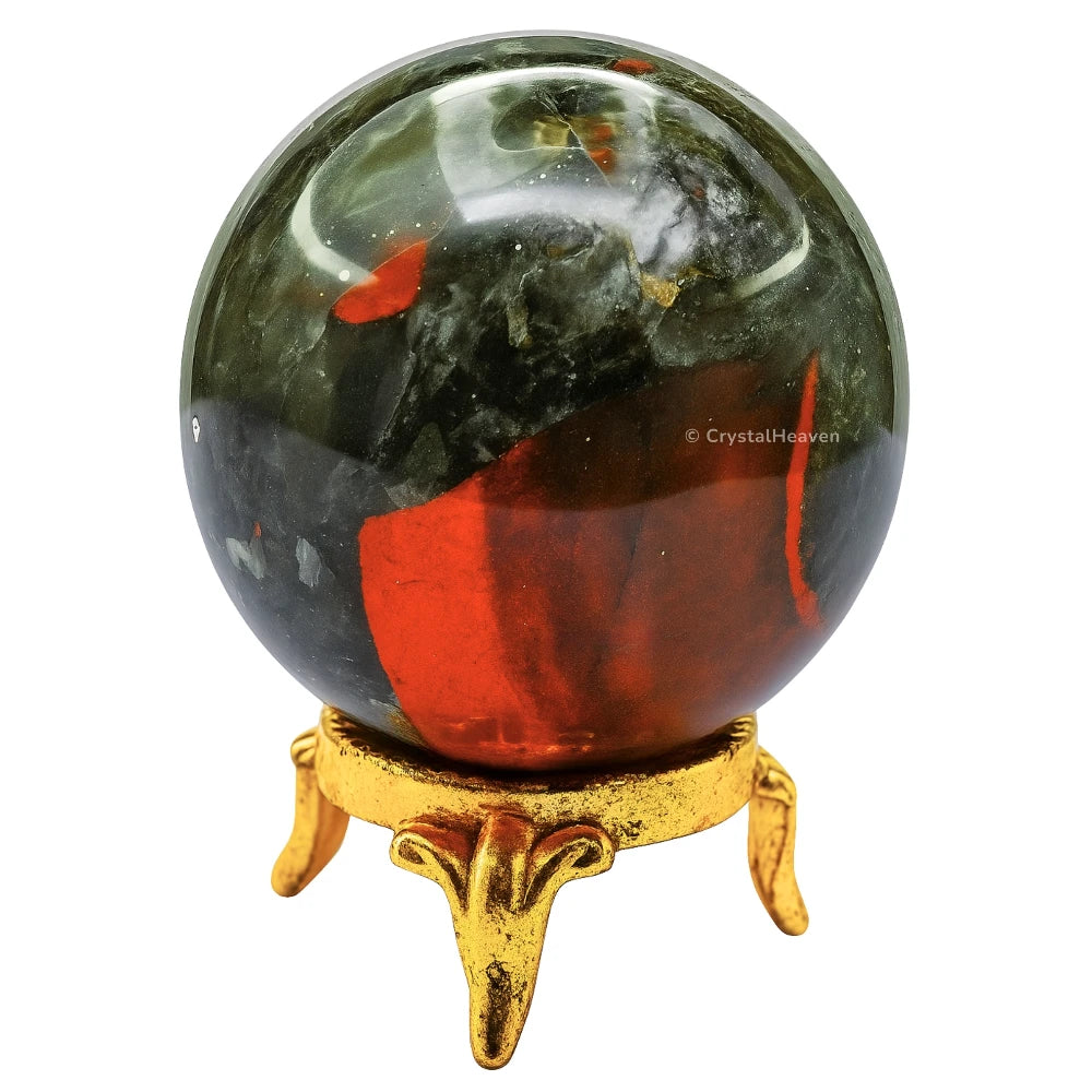 African Bloodstone Sphere (1.5 Inch)