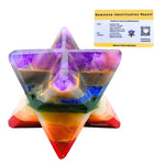7 Chakra Crystal Merkaba (35-45 mm)