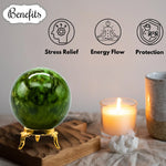 Green Jade Sphere (1.5 Inch)