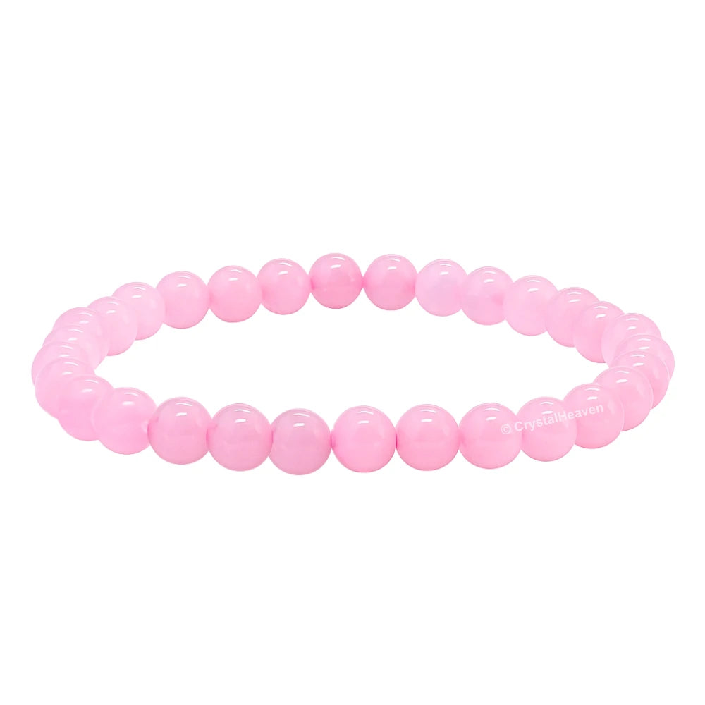 Rose Quartz Healing Crystal Bracelets - 6mm Beads