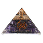 Amethyst Orgone Pyramid (Copper Coil)
