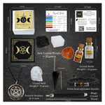 Spell Jars Kit for Witchcraft Supplies - Premium Set of 17