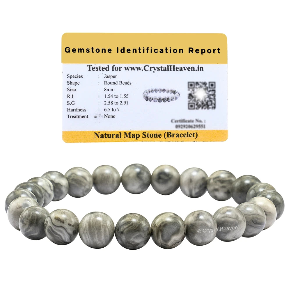 Map Stone Bracelet (Elastic)