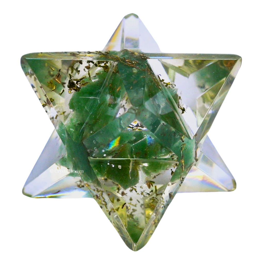 Green Aventurine Orgone Merkaba - 1 Inch