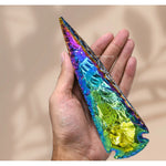 Titanium Aura Quartz Arrowhead - 6" to 7"
