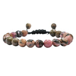 Rhodonite Bracelet (Faceted-Adjustable)