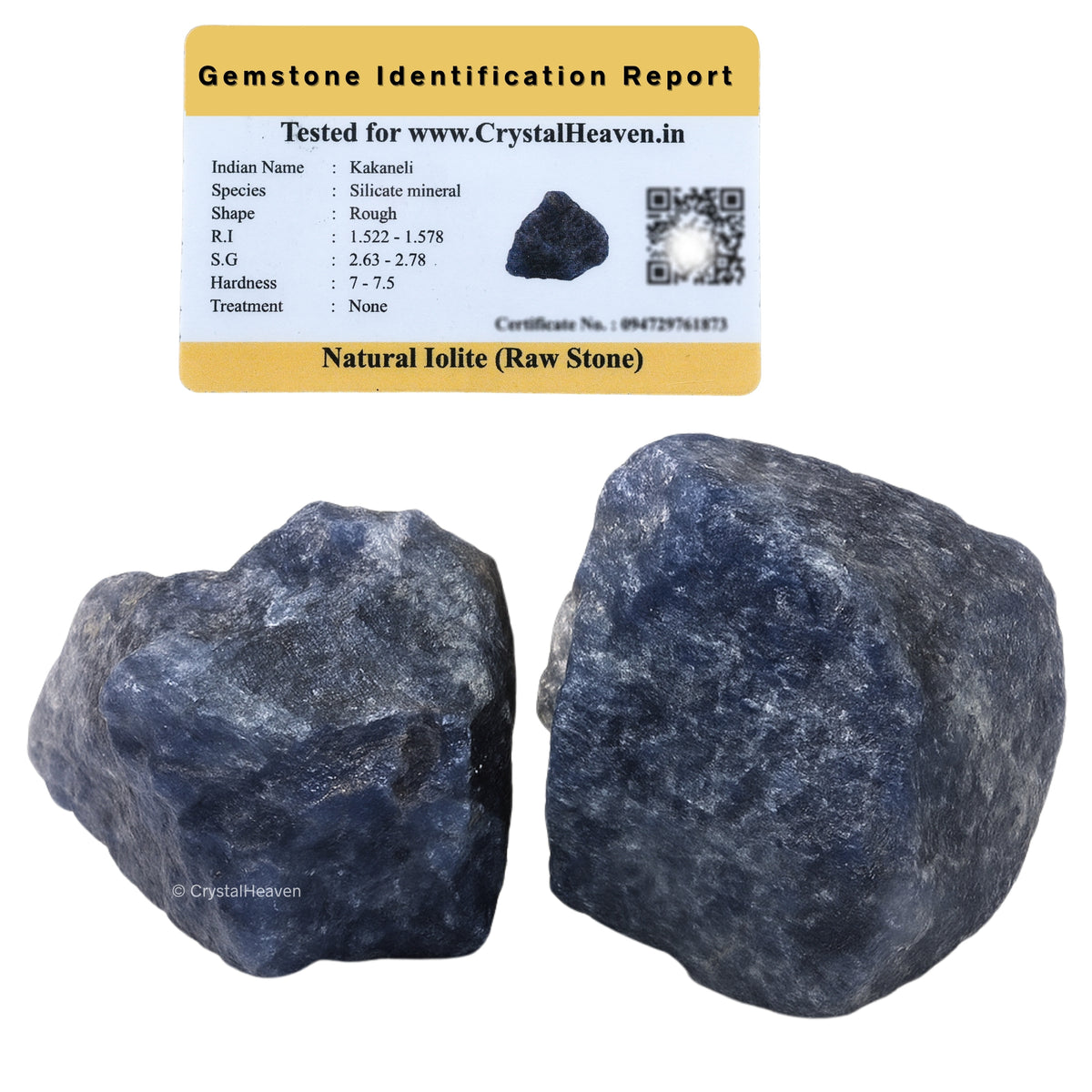 Raw Iolite Crystals (1 Piece)