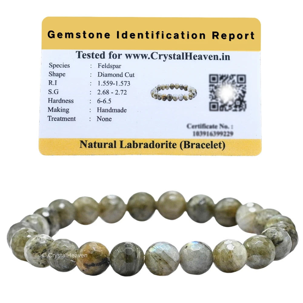 Labradorite Bracelet (Faceted-Stretchable)