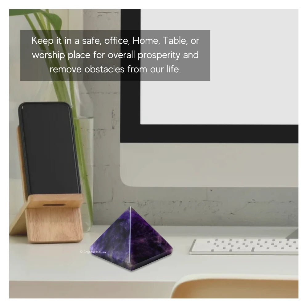 Amethyst Pyramid (1.5 Inch)