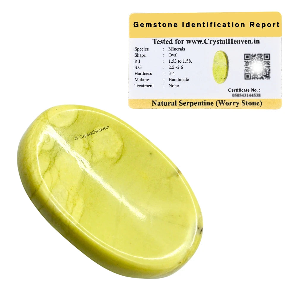 Serpentine Worry Stone