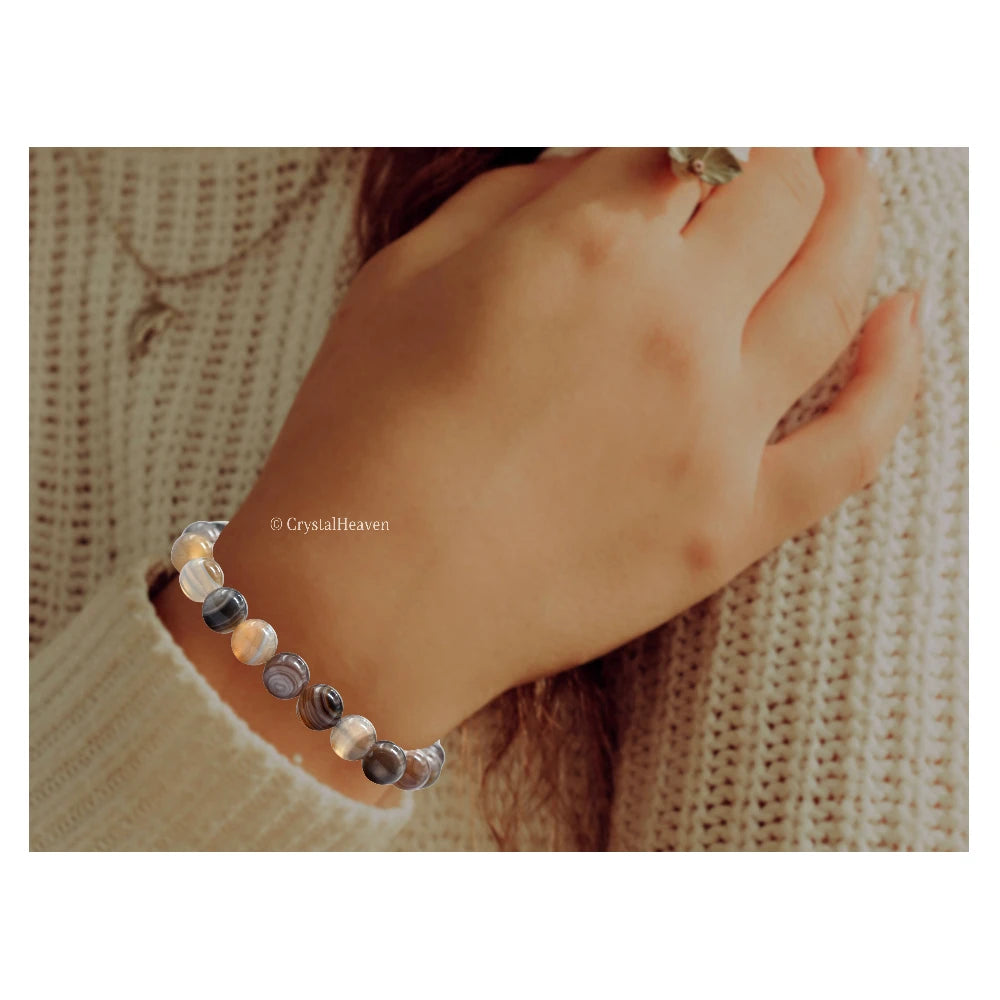Botswana Agate Bracelet (Elastic)