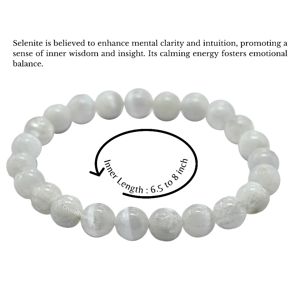 Selenite Bracelet (Elastic)