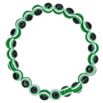 Dark Green Evil Eye Bracelet