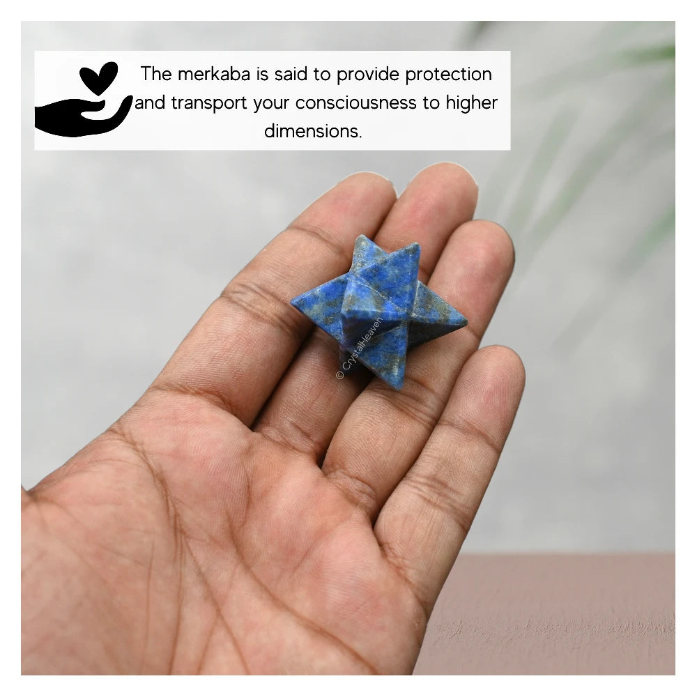 Lapis Lazuli Crystal Merkaba (15-20 mm)