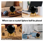 Black Obsidian Sphere (1.5 Inch)