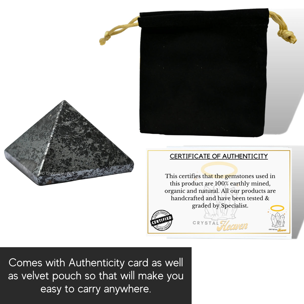 Hematite Pyramid (1 Inch)