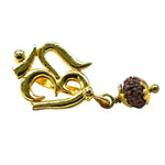 14 Mukhi Rudraksha OM Pendant (Gold)