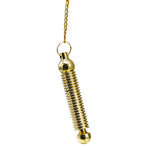 Metal Brass Pendulum - 22 ISIS ring gold (MP115)