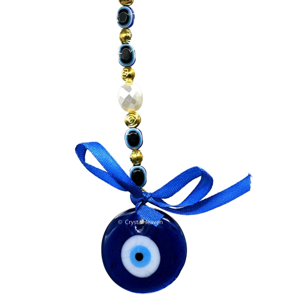 Evil Eye with Diamond Sphere Car Hanging Ornaments (7 Inch)