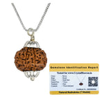 7 Mukhi Rudraksha Pendant (Silver)