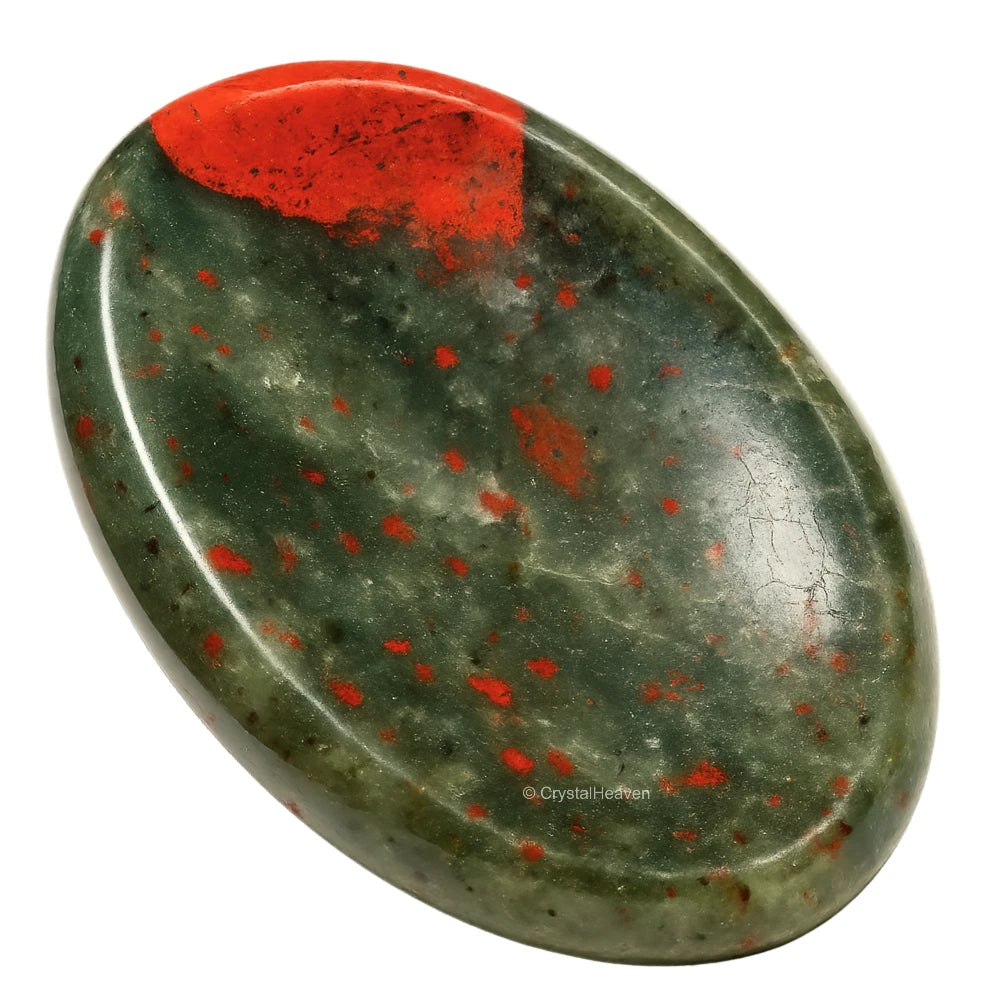 African Bloodstone Worry Stone