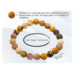 Mookaite Australian Jasper Bracelet (Faceted-Stretchable)