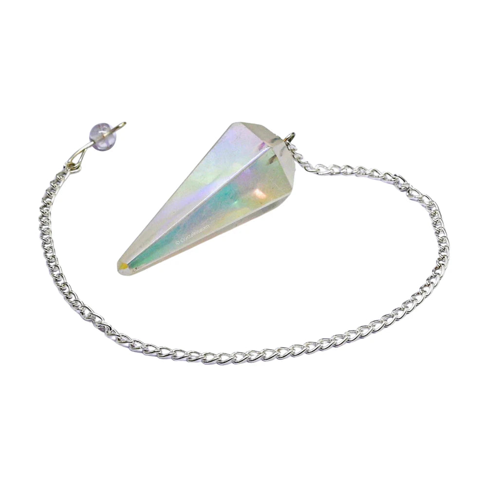 Angel Aura Quartz Pendulum