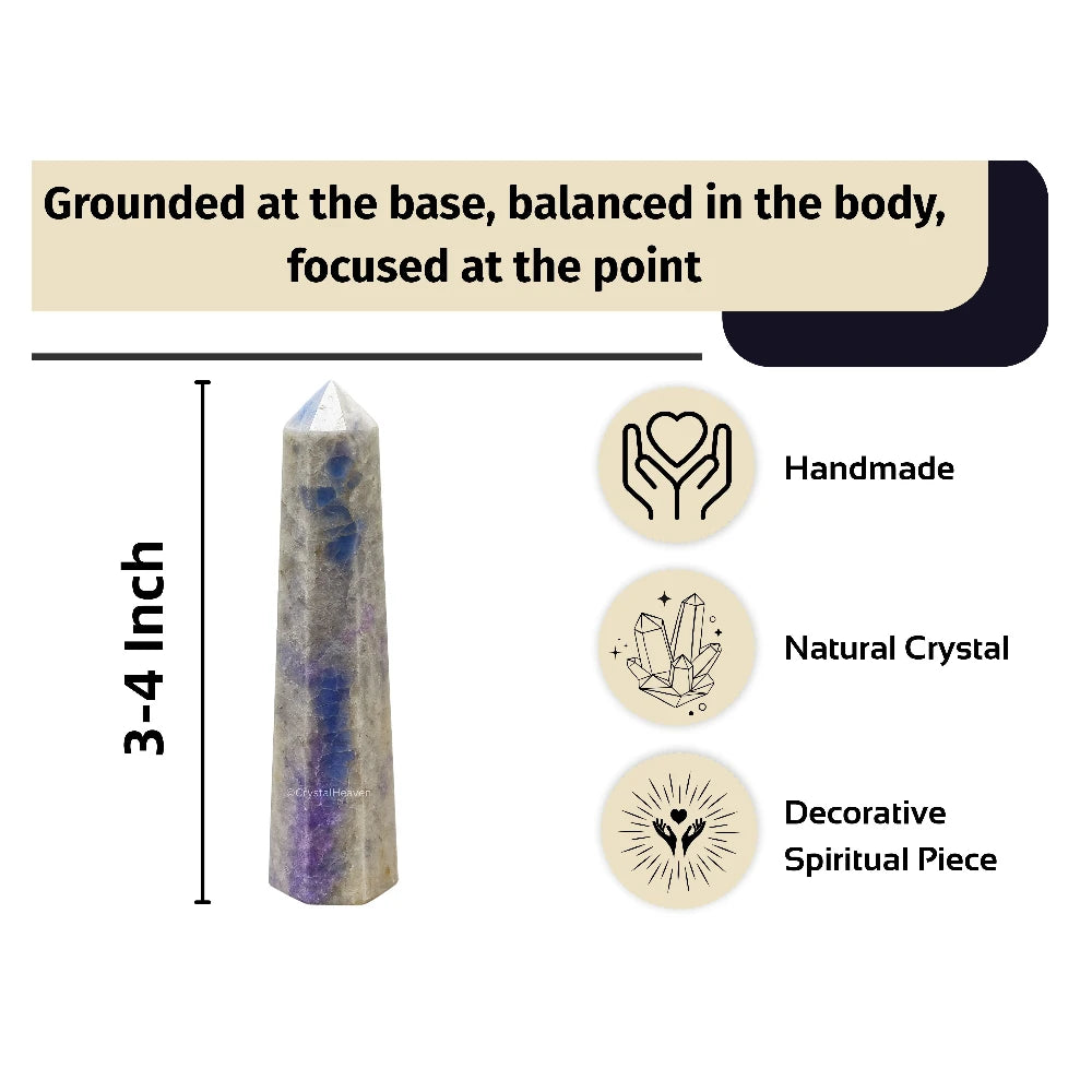 Hackmanite Crystal Tower (3" to 4" inch)